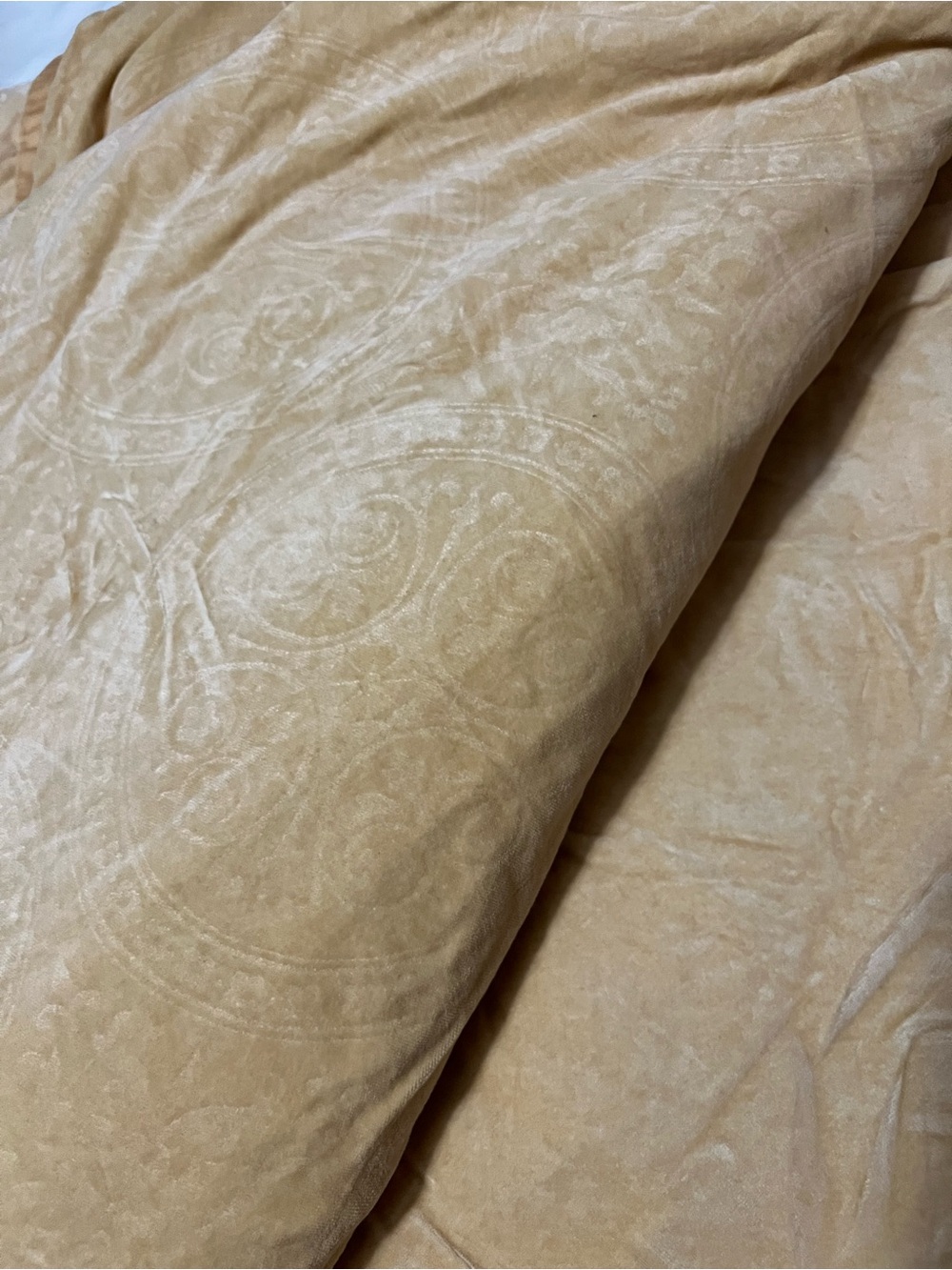 Springmaid Paisley Velvet Look Duvet Cover